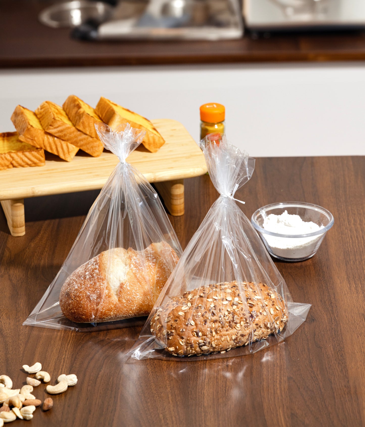 Gallon Open Top Storage Bags, Twist-Ties Included, 150 Count