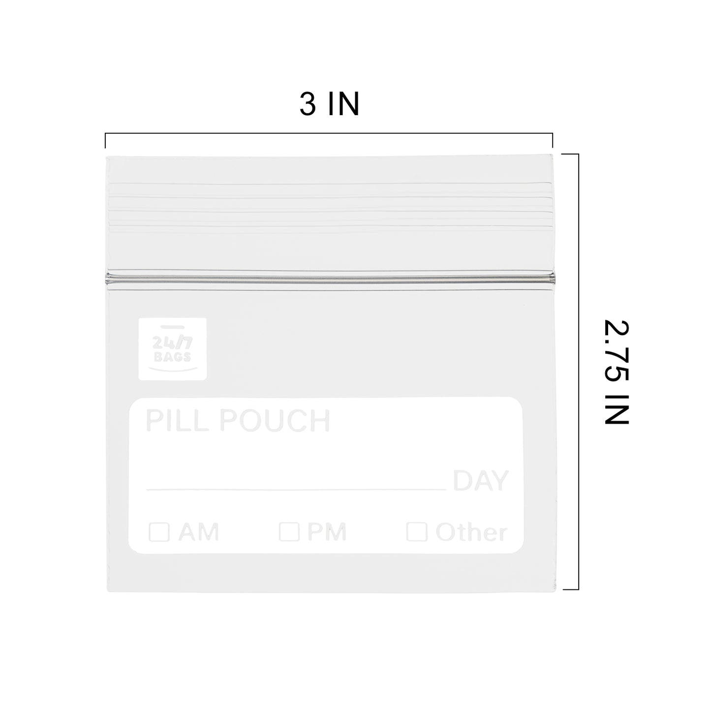 Pill Bags + Easy Write On Information Box / 400 Count