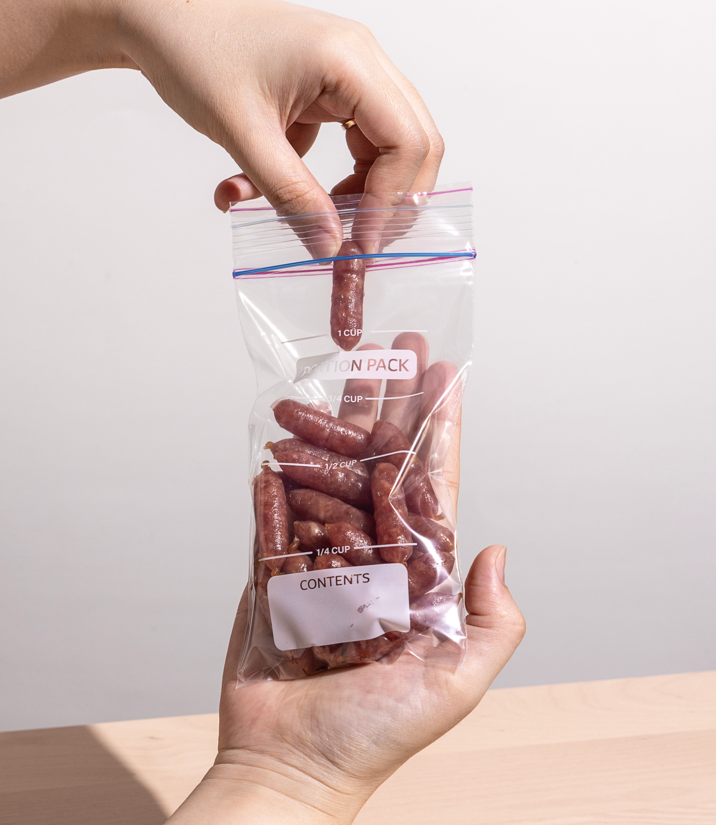 Zip-Lock Portion Snack Bag For Macros / 100 Count