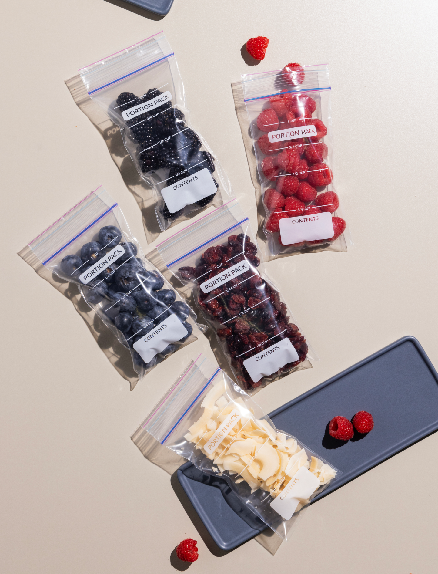 Zip-Lock Portion Snack Bag For Macros / 100 Count