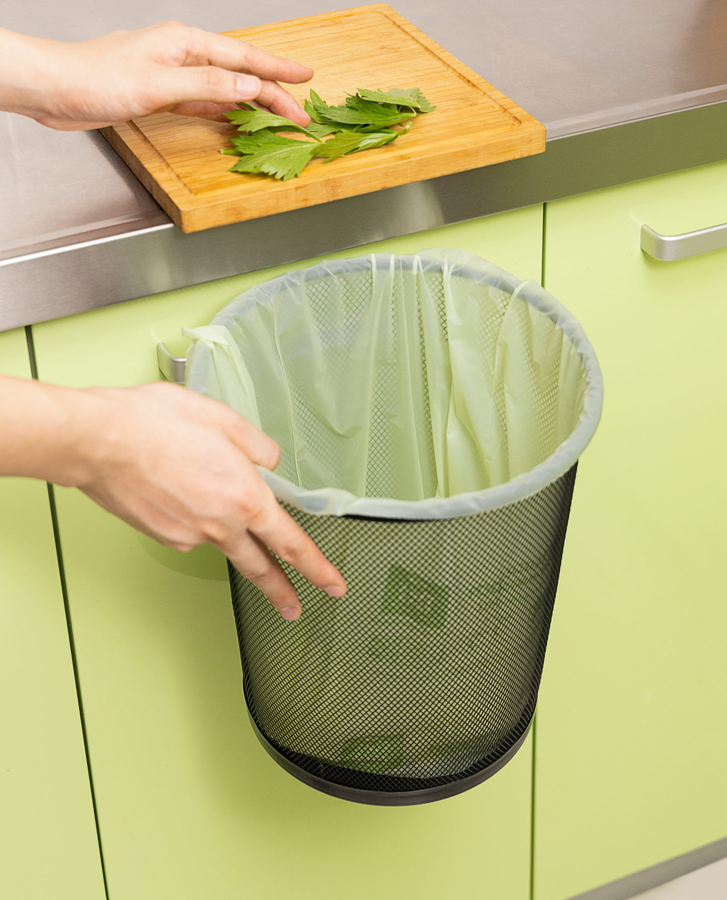100% Certified Compostable Scrap Bags, 2.6 Gallon / 200 Count