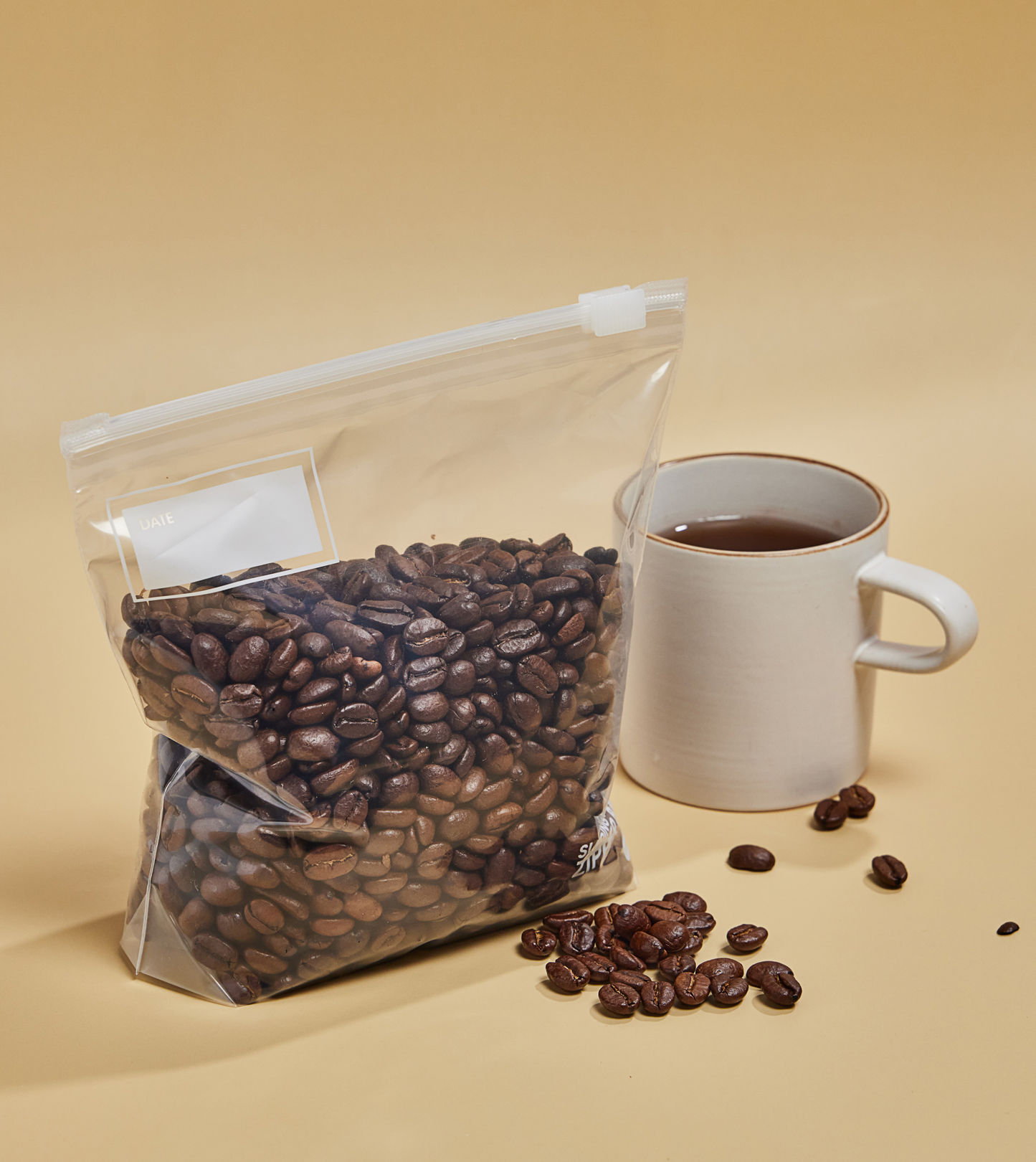 Slider Quart Food Storage Bags with Expandable Bottom Value Box- M/500 Count