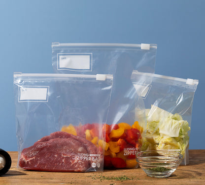 Slider Stand Up Food Storage Bags, Quart M / 150 Count