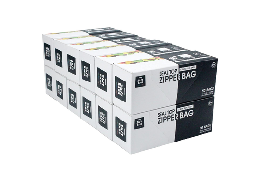 Single Zipper Seal Sandwich Bags / Small 600 Count