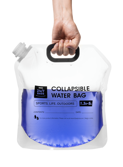 Portable Water Storage Bag With Carry Handle 5 Liter / 4 Count
