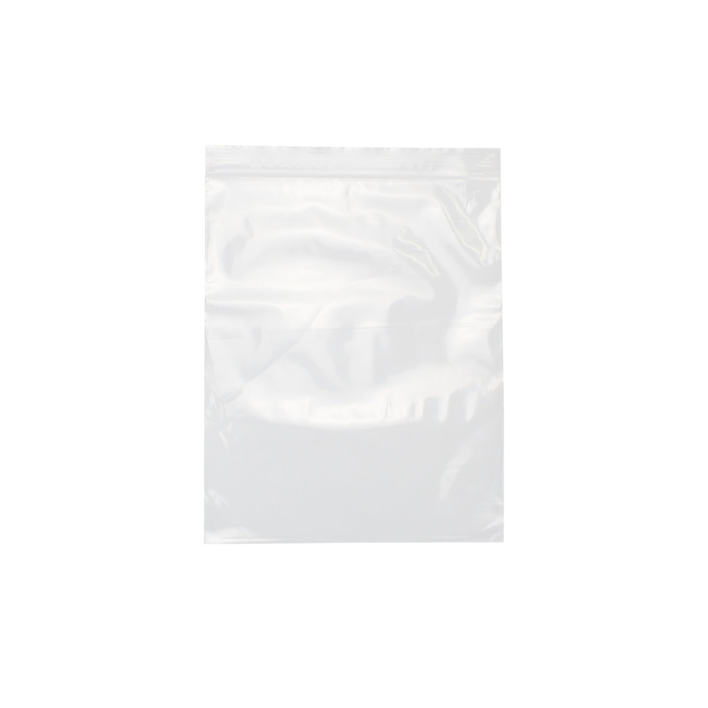 8" x 10" Resealable Poly Plastic Zip Bags, 2 Mils / 100 Count